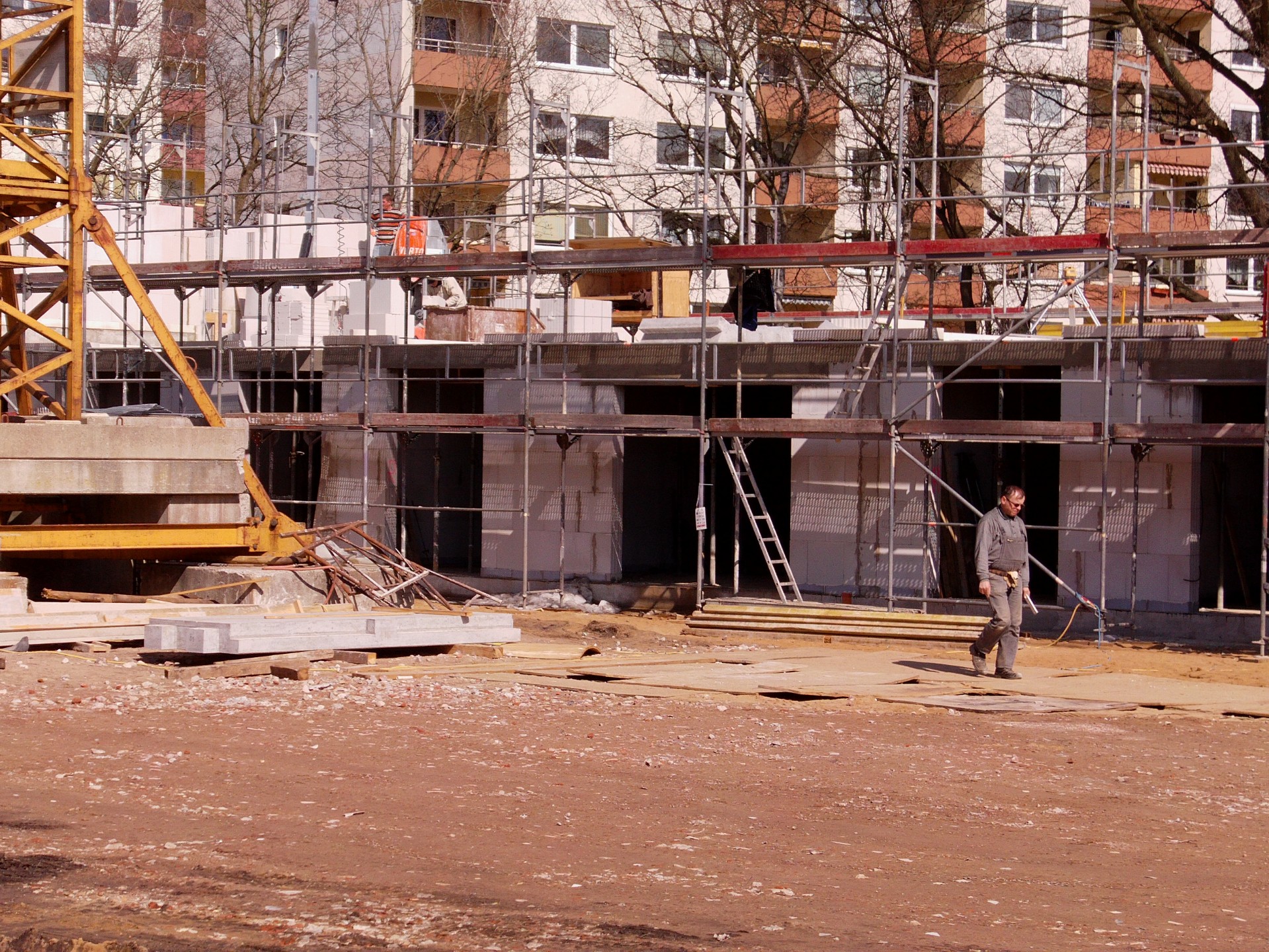 Baufortschritt April 2013